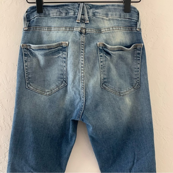 Good American Good Legs Released Hem Skinny Jeans Blue017 Super Stretch Size 6 - Picture 7 of 12